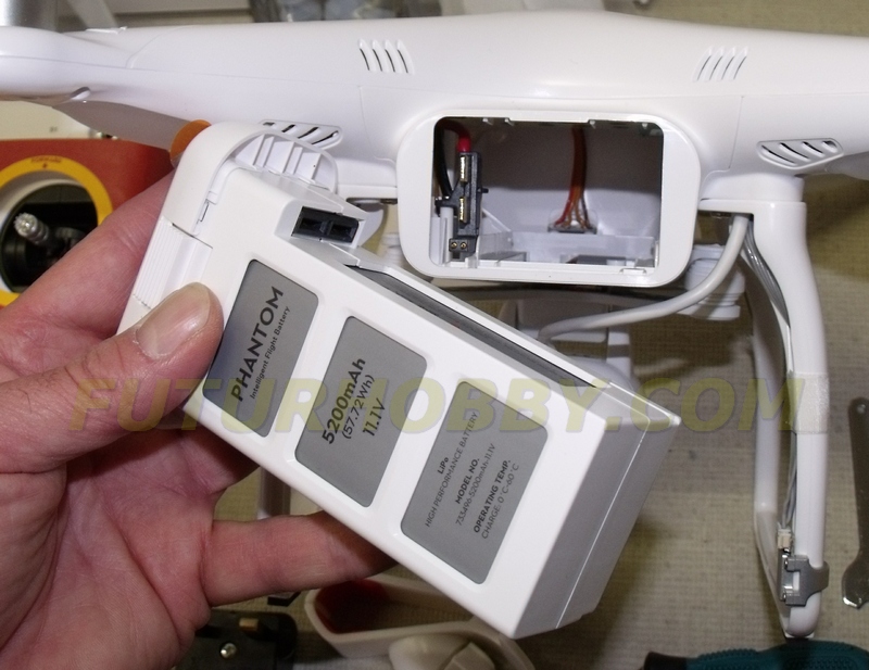 DJI Phantom 2, bateria inteligen