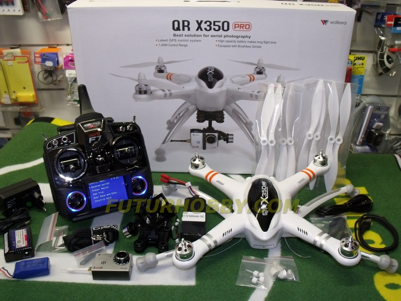 Contenido del kit QR X-350 Pro F